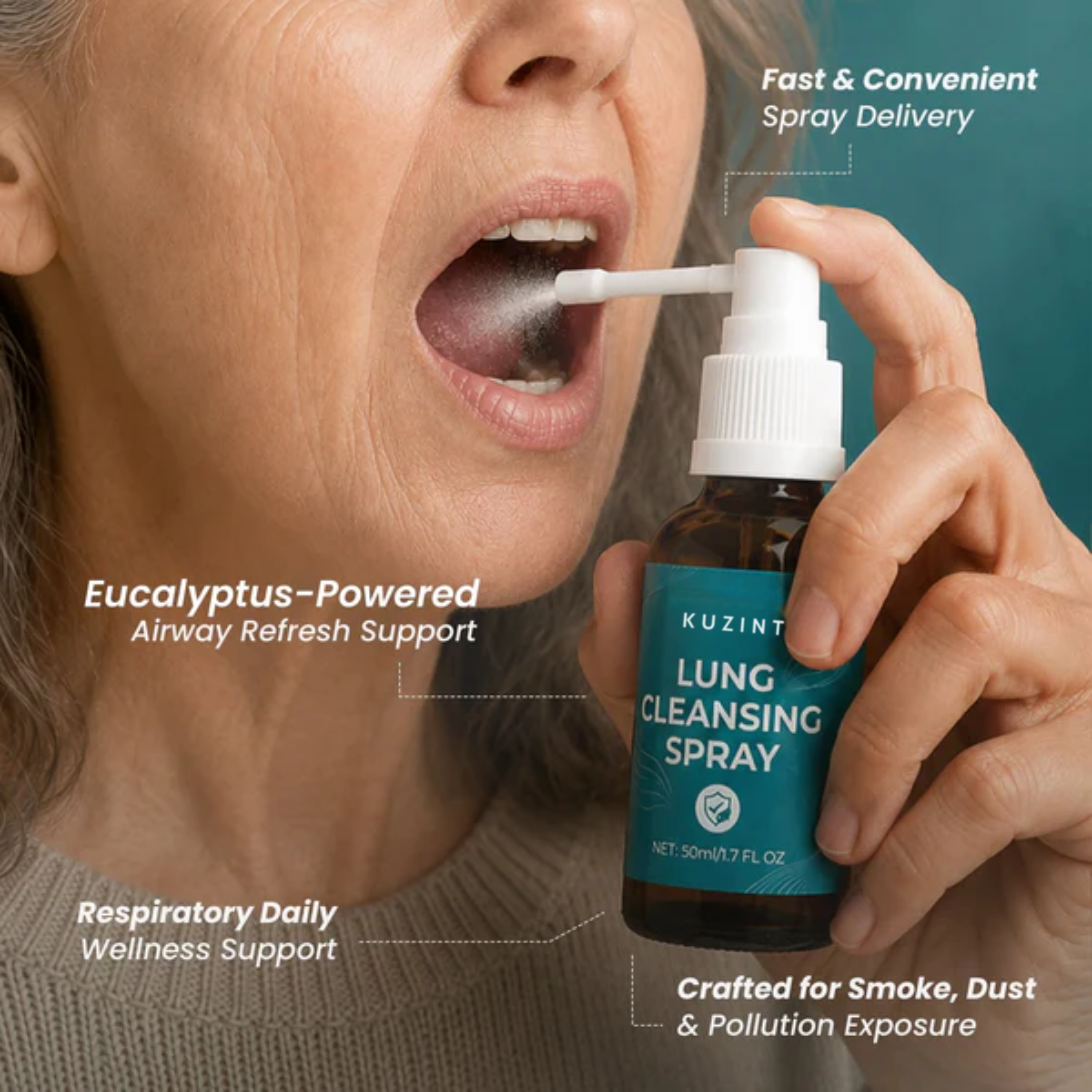 Kuzint Lung Cleansing Spray