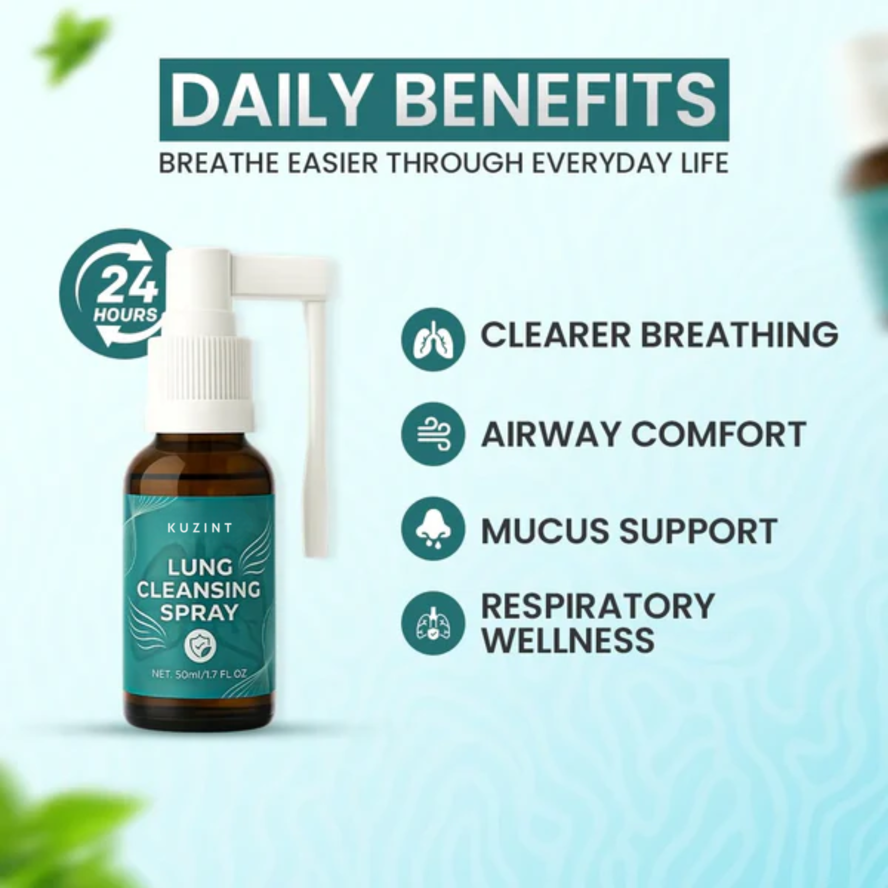 Kuzint Lung Cleansing Spray